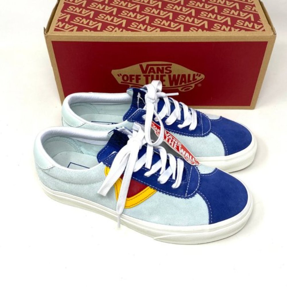 VANS SK8-HI MTE Retro Shoes Women's Multi Leo Suede Casual Blue Skate ALSU00824 - Picture 5 of 11